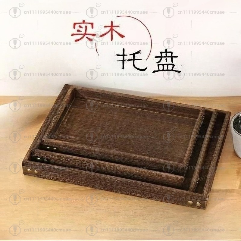 Japanese Snacks - 和風桐盆 創作炭火焚き茶器盆 茶・果物・パン・軽食用コンロ