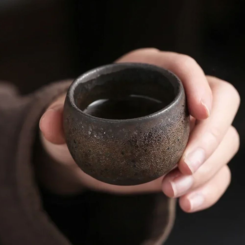 カンフー茶器セット 日本製炻器茶碗 古風 レトロ マスターカ - Japanese Pottery のレビューと価格