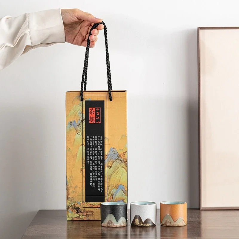 ギフトボックス、日本製セラミックティーカップ、磁器ティーボウ - Japanese Pottery のレビューと価格