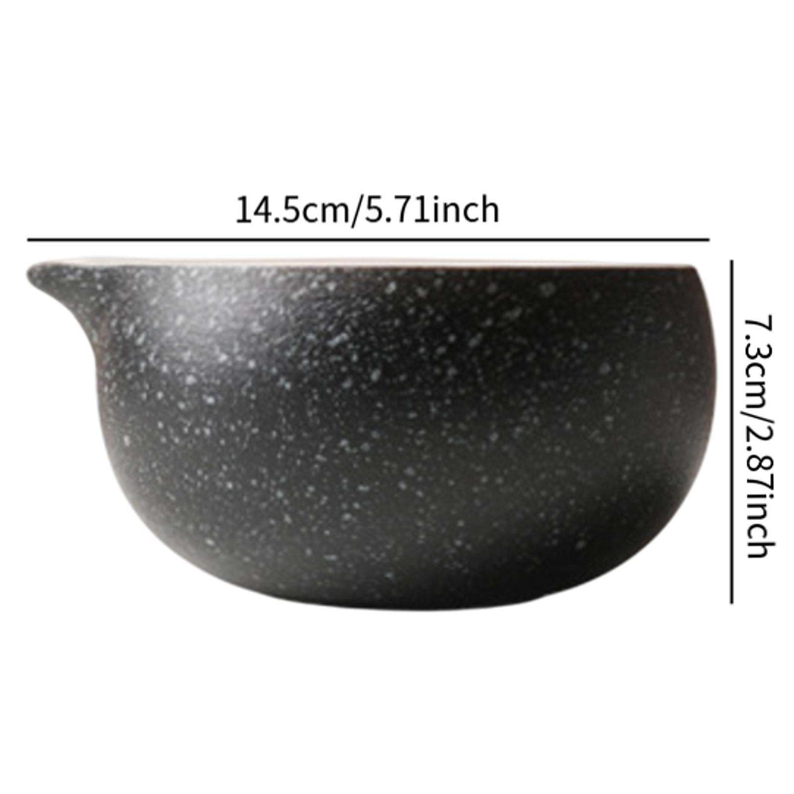 手作りの陶器製抹茶茶碗、注ぎ口付きの伝統的な日本の茶碗、日常 - Japanese Pottery のレビューと価格