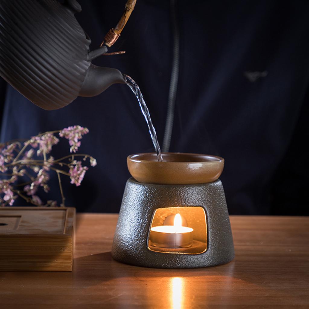 キャンドルウォーマー付きのティーマグウォーマー。和風デザイン - Japanese Tea のレビューと価格